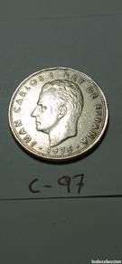 Monete Juan Carlos I: MONEDA DE 25 PESETAS / DE JUAN CARLOS - I / 1975 - *77 / MUY NUEVA